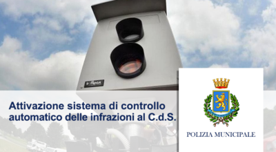 Servizio di Polizia Stradale – Attivazione sistema di controllo automatico delle infrazioni al S.d.S.