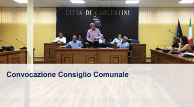 Convocazione del Consiglio Comunale