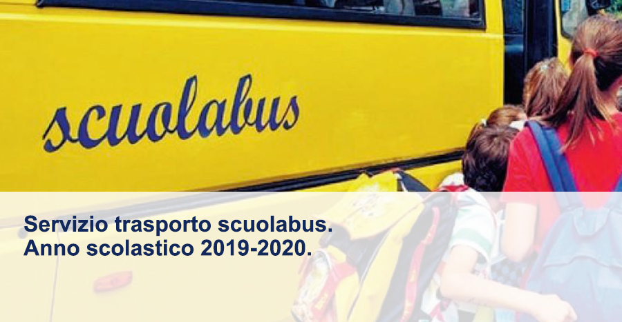 Richiesta servizio trasporto con scuolabus per l’anno scolastico 2019/20.