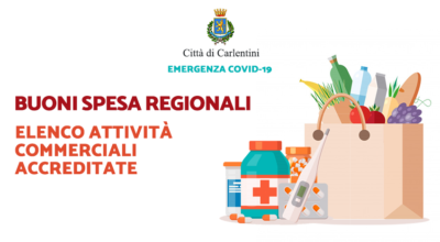 Buoni spesa regionali: Elenco esercenti attività commerciali accreditati