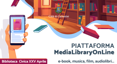 Attivo il servizio di accesso gratuito alla piattaforma di contenuti digitali Media Library OnLine