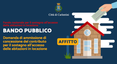 Bando Pubblico: contributo per il sostegno all’accesso delle abitazioni in locazione