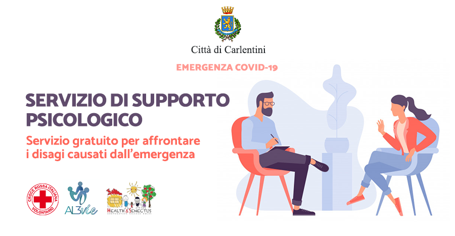 Servizio di supporto psicologico: sostegno gratuito per affrontare i disagi causati dall’emergenza