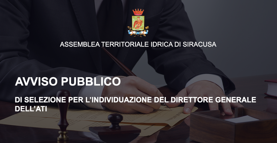 Avviso pubblico di selezione per l’individuazione del direttore generale dell’ATI