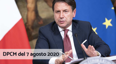 DPCM del 7 agosto 2020: Misure urgenti di contenimento del contagio sull’intero territorio nazionale