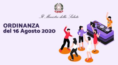 Ministero della Salute: Ordinanza del 16 Agosto 2020