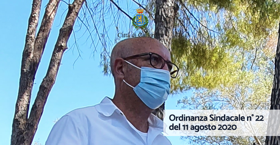 Ordinanza Sindacale n° 22 del 11 agosto 2020