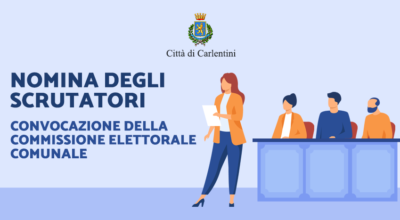 Convocazione della Commissione Elettorale Comunale per la nomina degli scrutatori