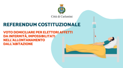 Referendum Costituzionale: voto domiciliare per elettori affetti da infermità