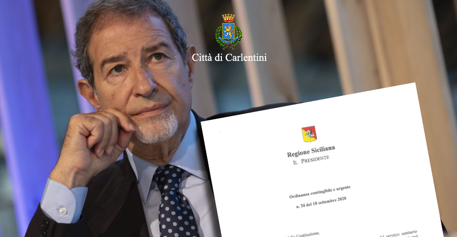 Presidenza della Regione: Ordinanza contingibile e urgente n° 34 del 10 settembre 2020