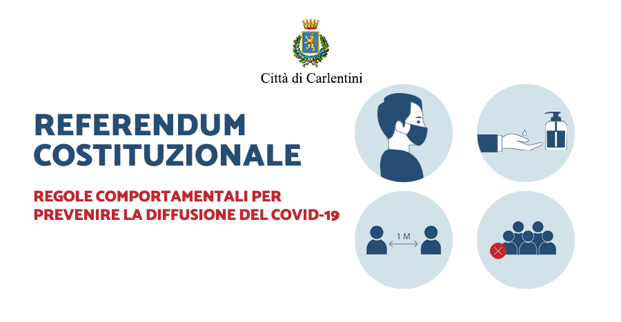 Referendum Costituzionale del 20 e 21 settembre 2020: regole comportamentali per prevenire la diffusione del COVID-19