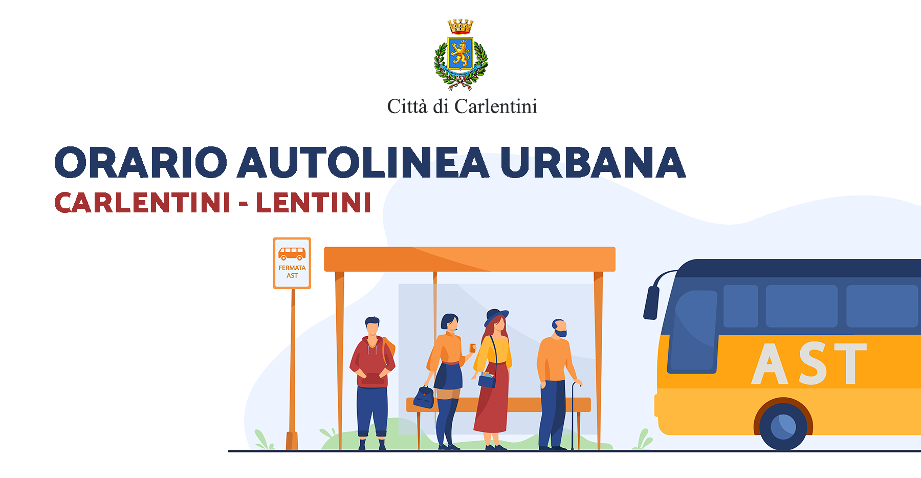 Orario autolinea urbana Carlentini-Lentini