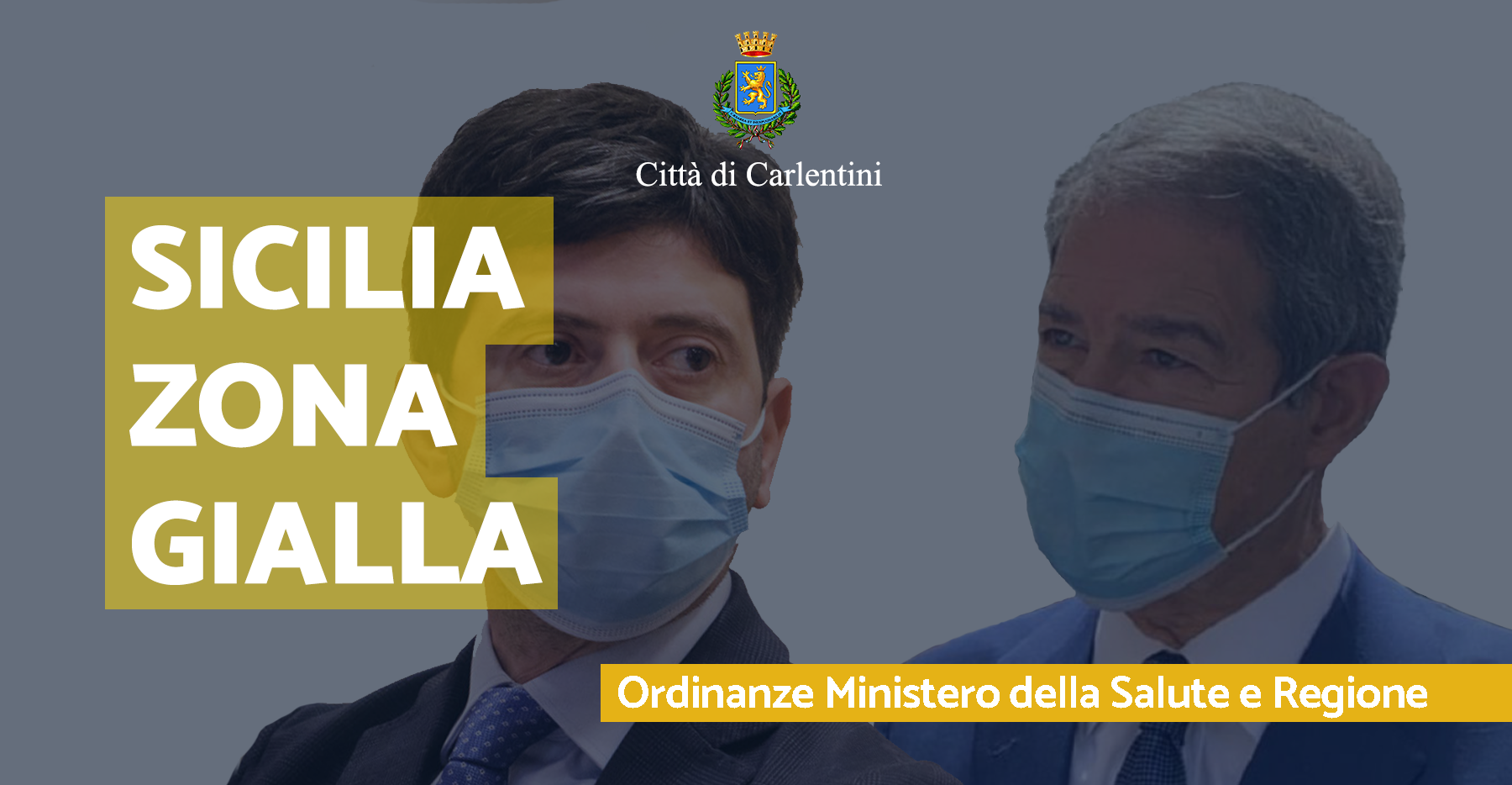 Sicilia Zona Gialla: le Ordinanze del Ministero della Salute e della Presidenza della Regione Siciliana