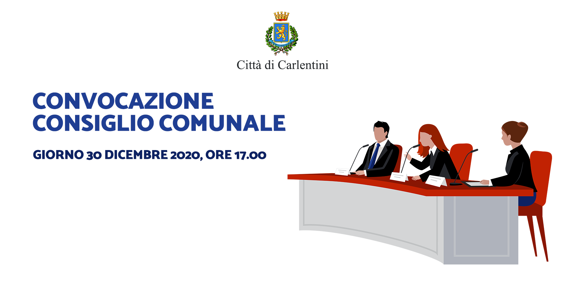 Convocazione del Consiglio Comunale