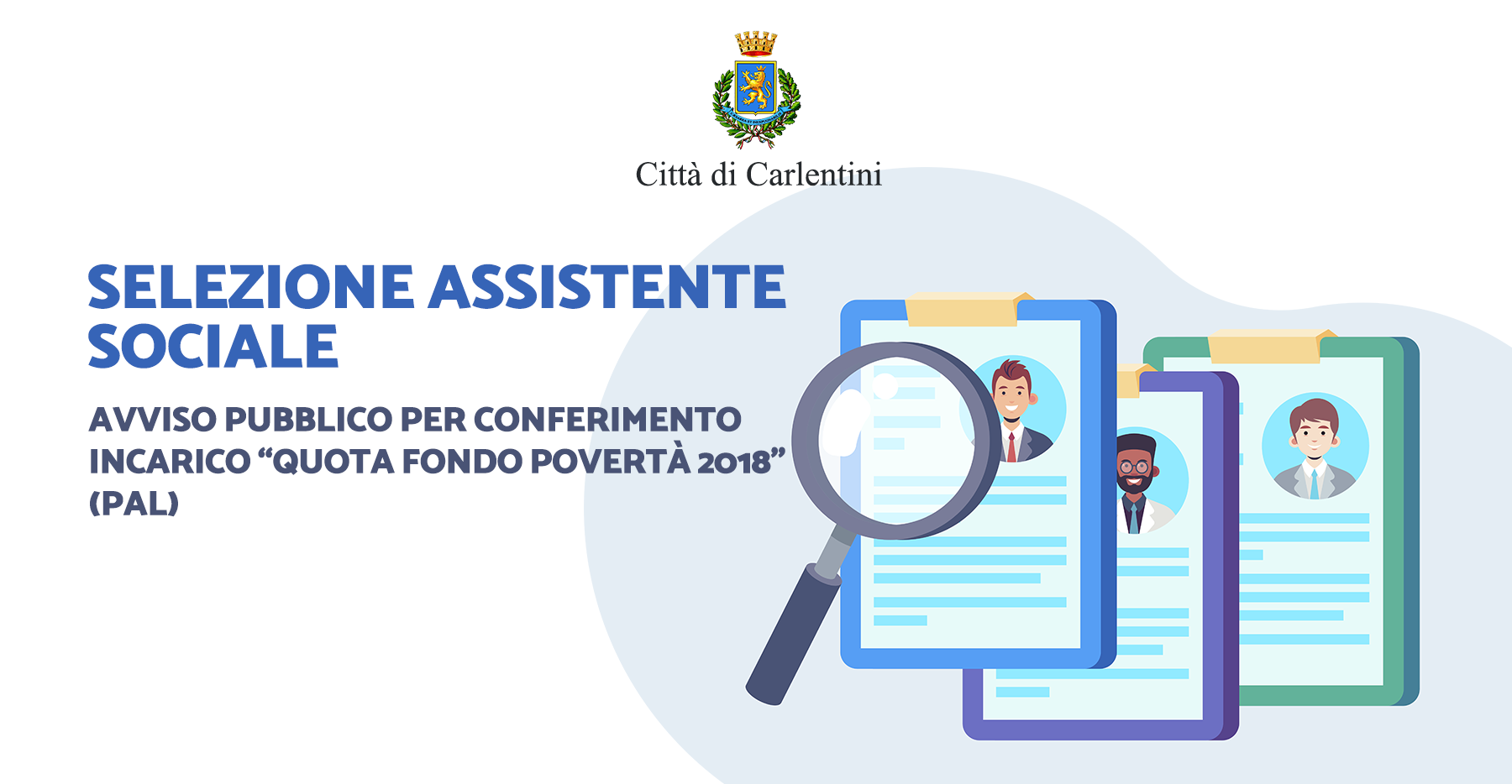 Quota fondo povertà 2018: avviso pubblico bando selezione assistente sociale