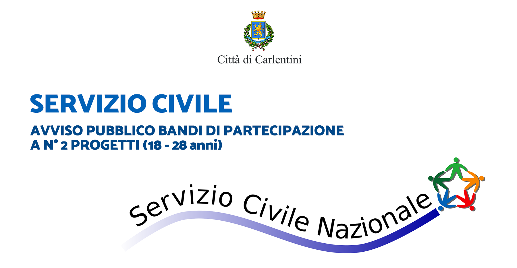 Servizio Civile: bandi di partecipazione a n° 3 progetti