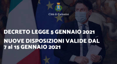 Decreto Legge: Ulteriori disposizioni urgenti in materia di contenimento e gestione dell’emergenza epidemiologica da COVID-19