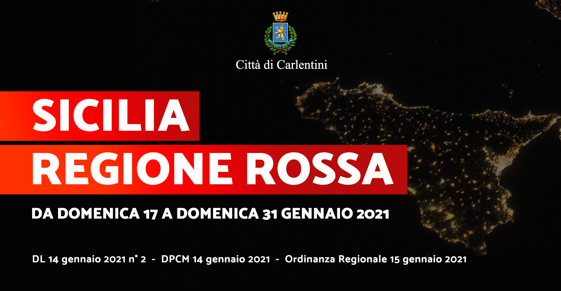 Sicilia “Rossa”: il DL, il DPCM e l’Ordinanza Regionale