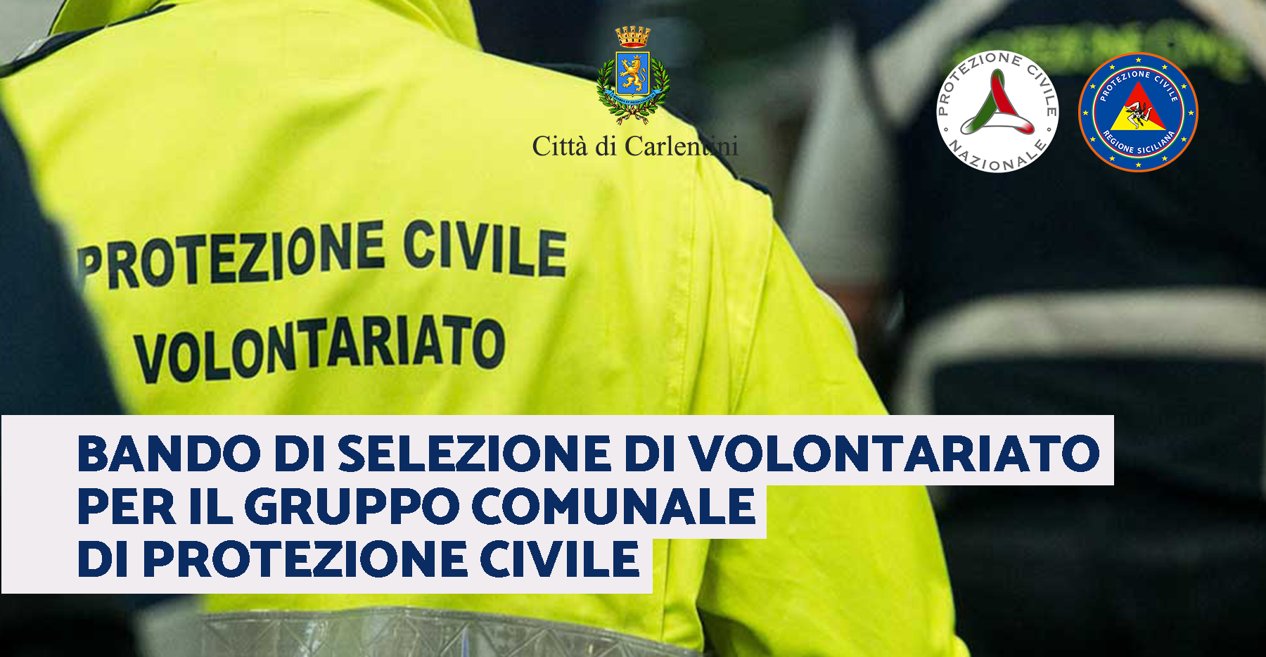 Protezione Civile: bando di selezione volontari gruppo comunale