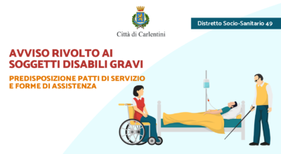 Soggetti disabili gravi: avviso predisposizione patti di servizio e forme di assistenza