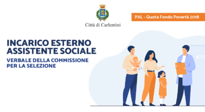 Quota fondo povertà 2018: verbale commissione per la selezione di assistente sociale