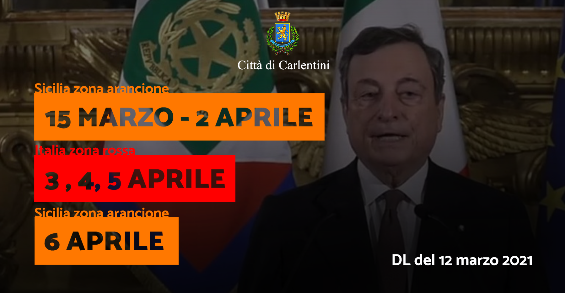 DL del 12 marzo 2021: valido dal 15 marzo al 6 aprile