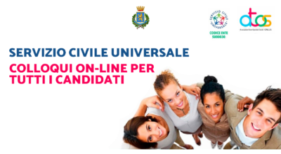 Servizio Civile Universale: Colloqui on-line per tutti i candidati