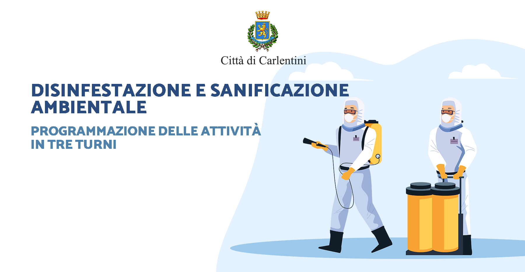 Disinfestazione e sanificazione ambientale: programmazione delle attività