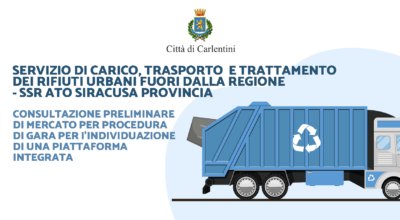 SSR ATO Siracusa Provincia – Servizio di carico, trasporto e trattamento dei rifiuti urbani fuori dalla Regione: consultazione di mercato