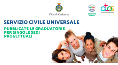 Servizio Civile Universale: pubblicate le graduatorie per singole sedi progettuali