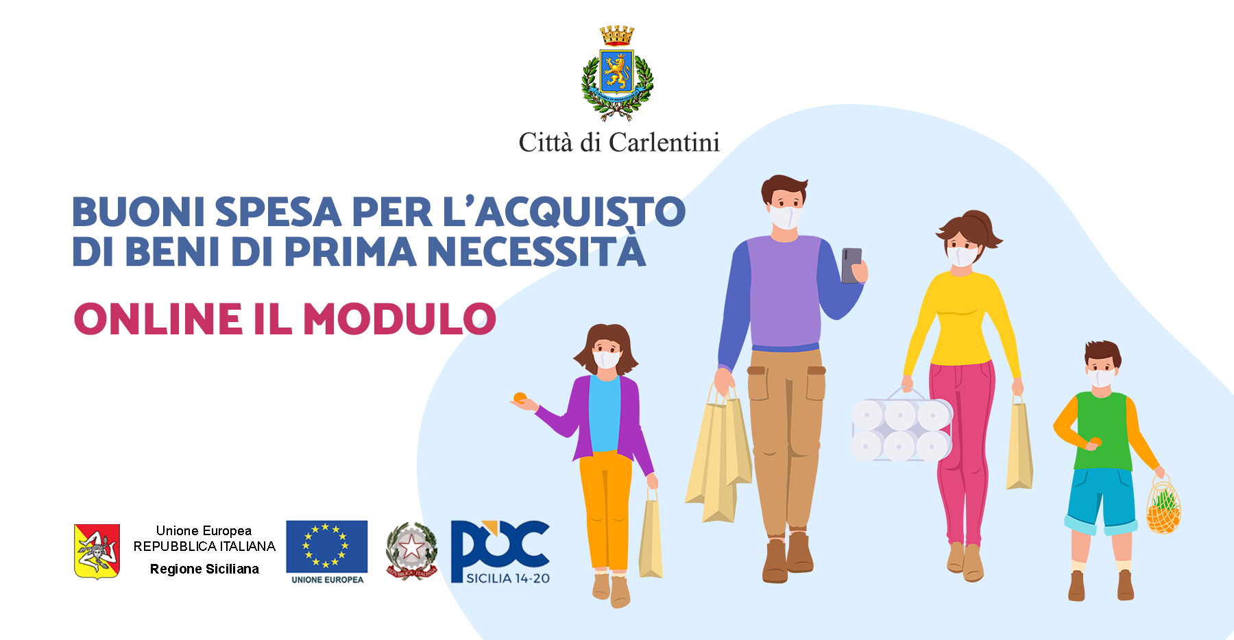 Misure di sostegno all’emergenza socio-assistenziale da covid-19: Online il modulo