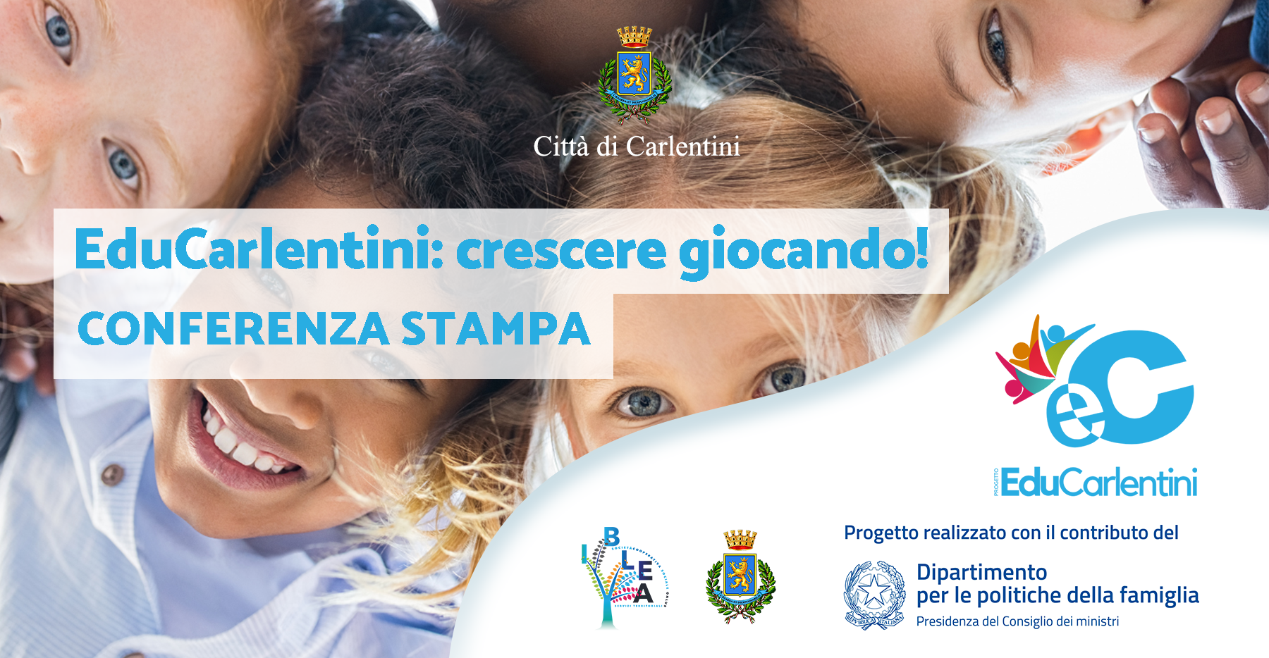 “EduCarlentini” crescere giocando!: Presentazione del progetto, venerdì 18 giugno, ore 10.30