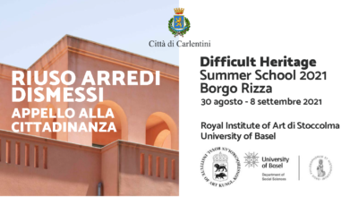 Summer School “Difficult Heritage” 2021: Open Call alla cittadinanza