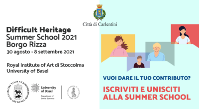 Summer School “Difficult Heritage” 2021: iscriviti e partecipa.