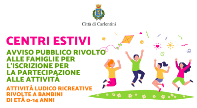 Iscrizione e partecipazione ai Centri Estivi: Avviso pubblico rivolto alle famiglie con bambini di età tra i 0 e i 14 anni