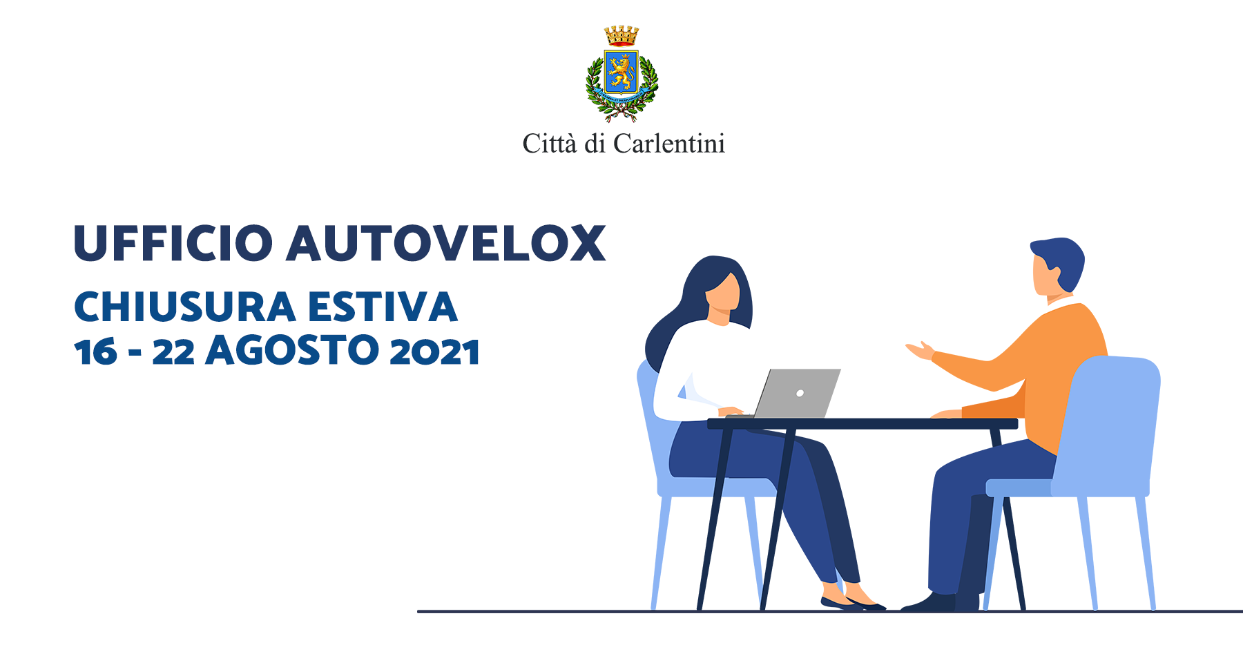 Ufficio Autovelox: chiusura dal 16 al 22 agosto 2021