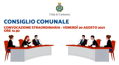 Consiglio Comunale: convocazione straordinaria per venerdì 20 agosto