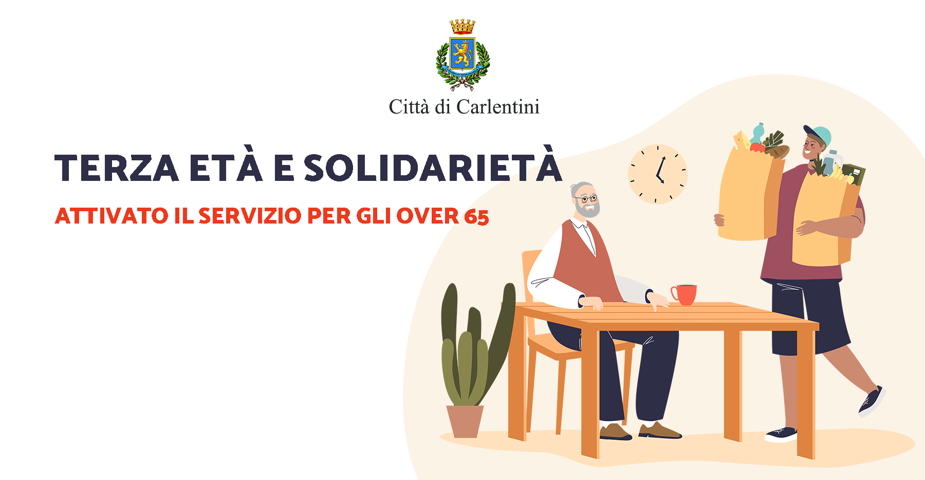 “Terza età e Solidarietà”: È attivo il Servizio Civile di assistenza agli over 65