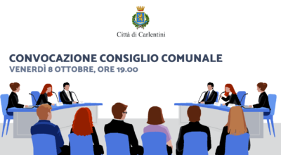 Consiglio Comunale: convocazione per venerdì 8 ottobre