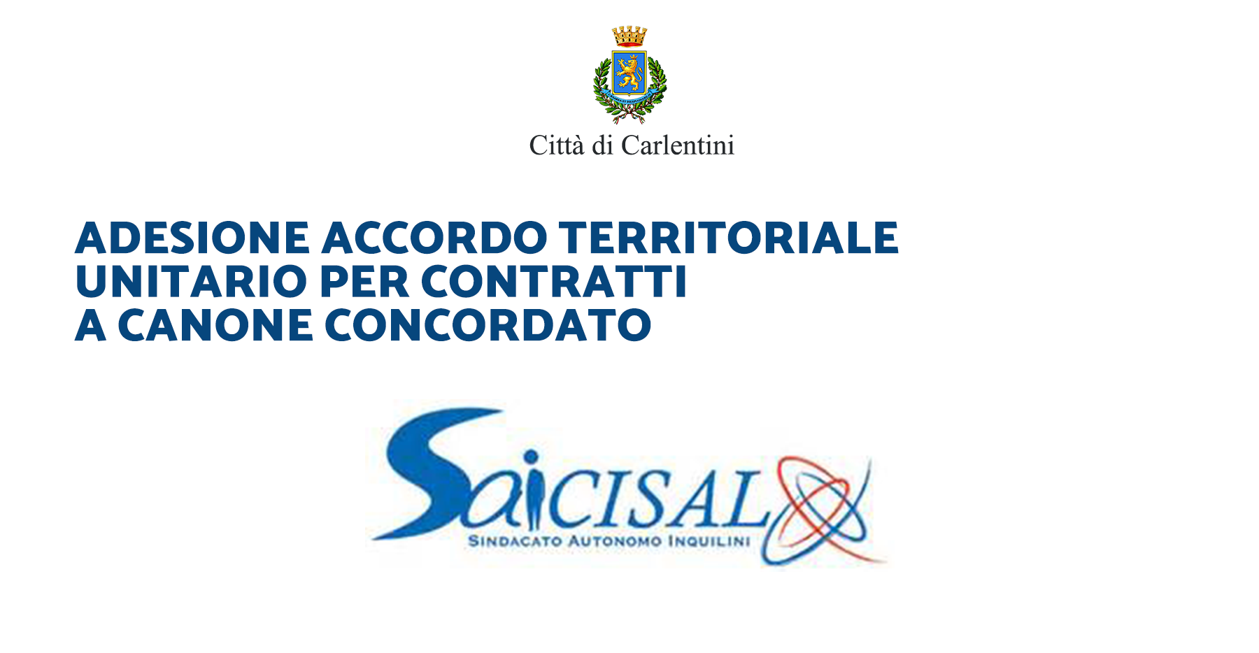 Contratti a canone concordato: accordo territoriale unitario