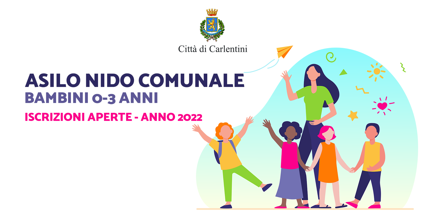 Asilo nido comunale: aperte le iscrizioni per l’anno 2022