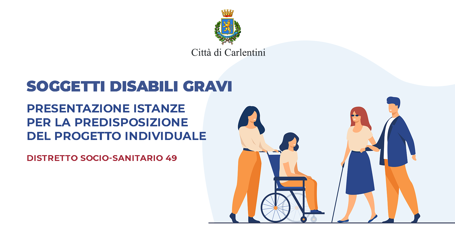 Progetto Individuale Soggetti disabili gravi: apertura termini presentazione istanze