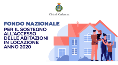 Fondo Nazionale per il sostegno all’accesso delle abitazioni in locazione – Anno 2020