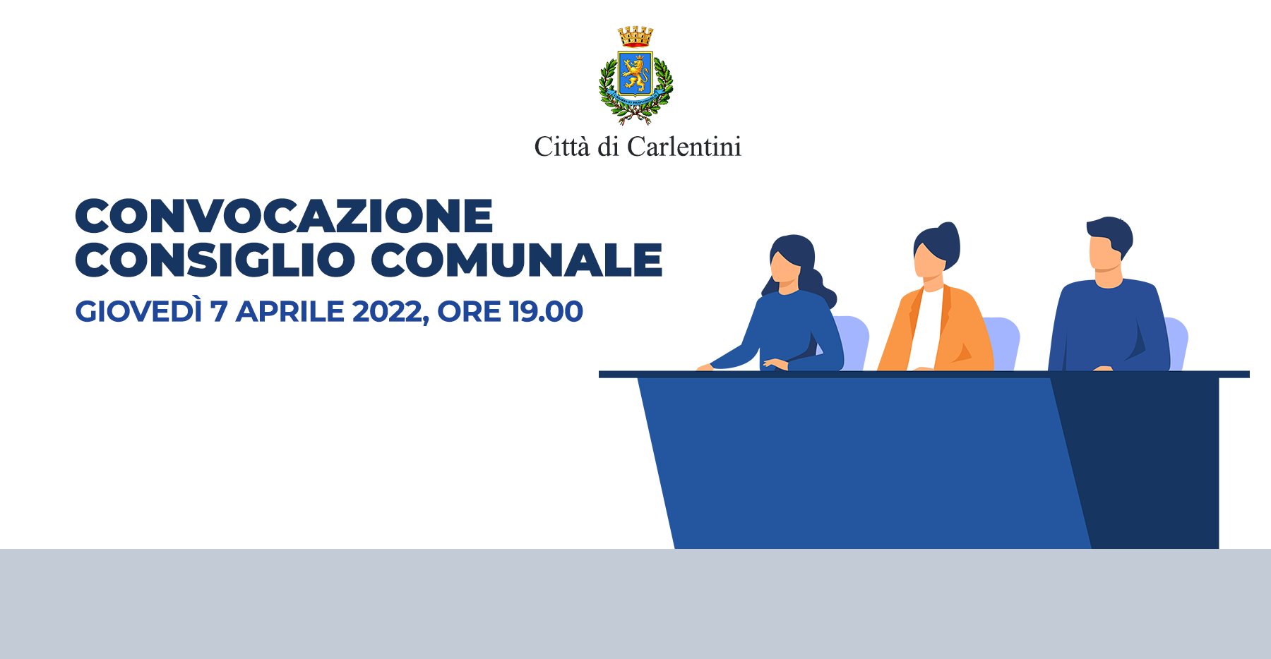 Consiglio Comunale: convocazione per giovedì 7 aprile, ore 19