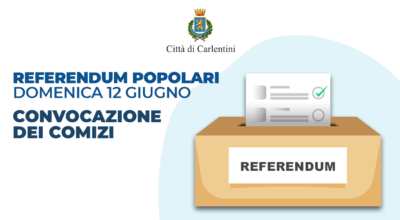 Referendum Popolari di domenica 12 giugno: convocazione comizi