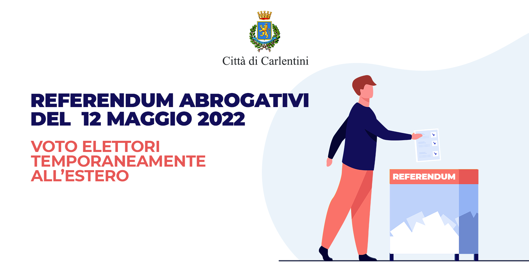 Referendum abrogativi, 12 giugno 2022: voto elettori temporaneamente all’estero