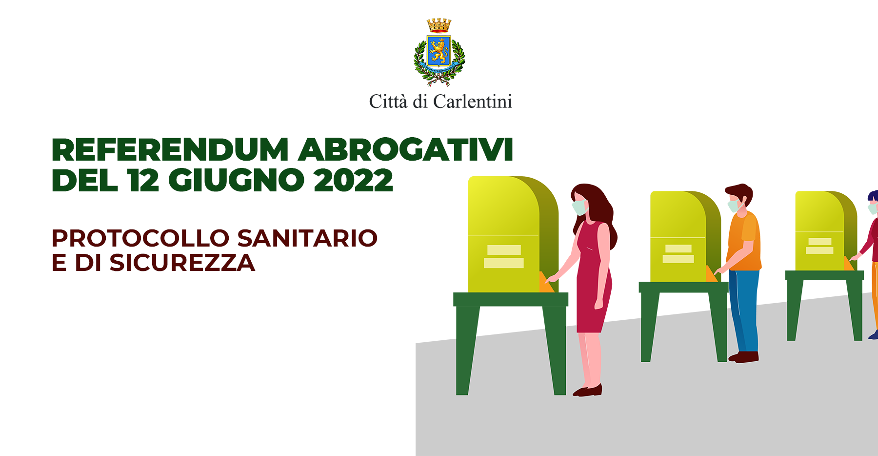 Referendum abrogativi del 12 giugno 2022: protocollo sanitario e di sicurezza per lo svolgimento delle consultazioni