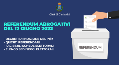 Referendum abrogativi del 12 giugno 2022: decreti di indizione, quesiti referendari e sedi dei seggi