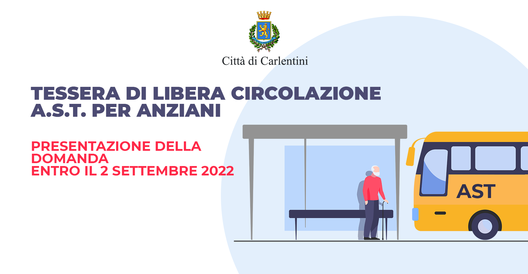 Tessera di libera circolazione A.S.T. per anziani: domanda entro il 2 settembre 2022