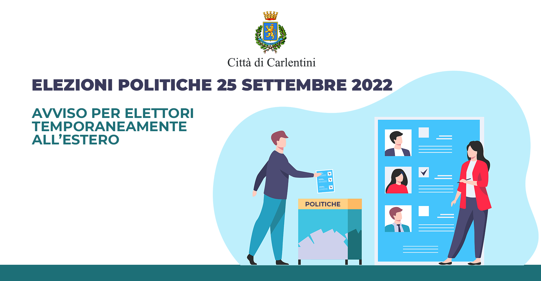 Elezioni Politiche 2022: avviso per gli elettori temporaneamente all’estero